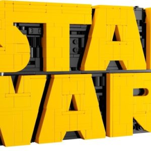 Brand new factory sealed LEGO Brick-Built Star Wars Logo set 75407 original box front view.