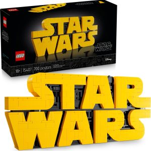Additional photo of brand new factory sealed LEGO Brick-Built Star Wars Logo set 75407.