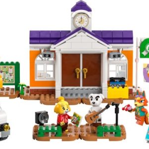 Brand new factory sealed LEGO Animal Crossing K.K.'s Concert at the Plaza set 77052 original box front view.