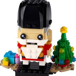 Brand new factory sealed LEGO BrickHeadz Nutcracker set 40425 original box front view.