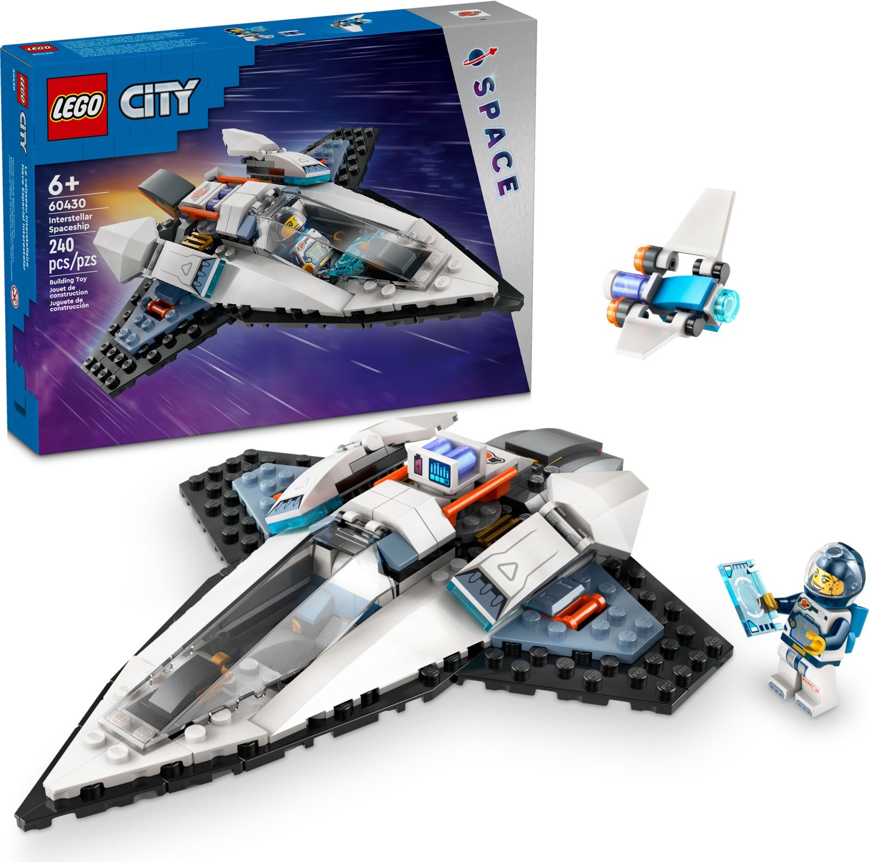 Brand New LEGO City 60430 Interstellar Spaceship Set Photo Additional photo of brand new factory sealed LEGO City Interstellar Spaceship set 60430.