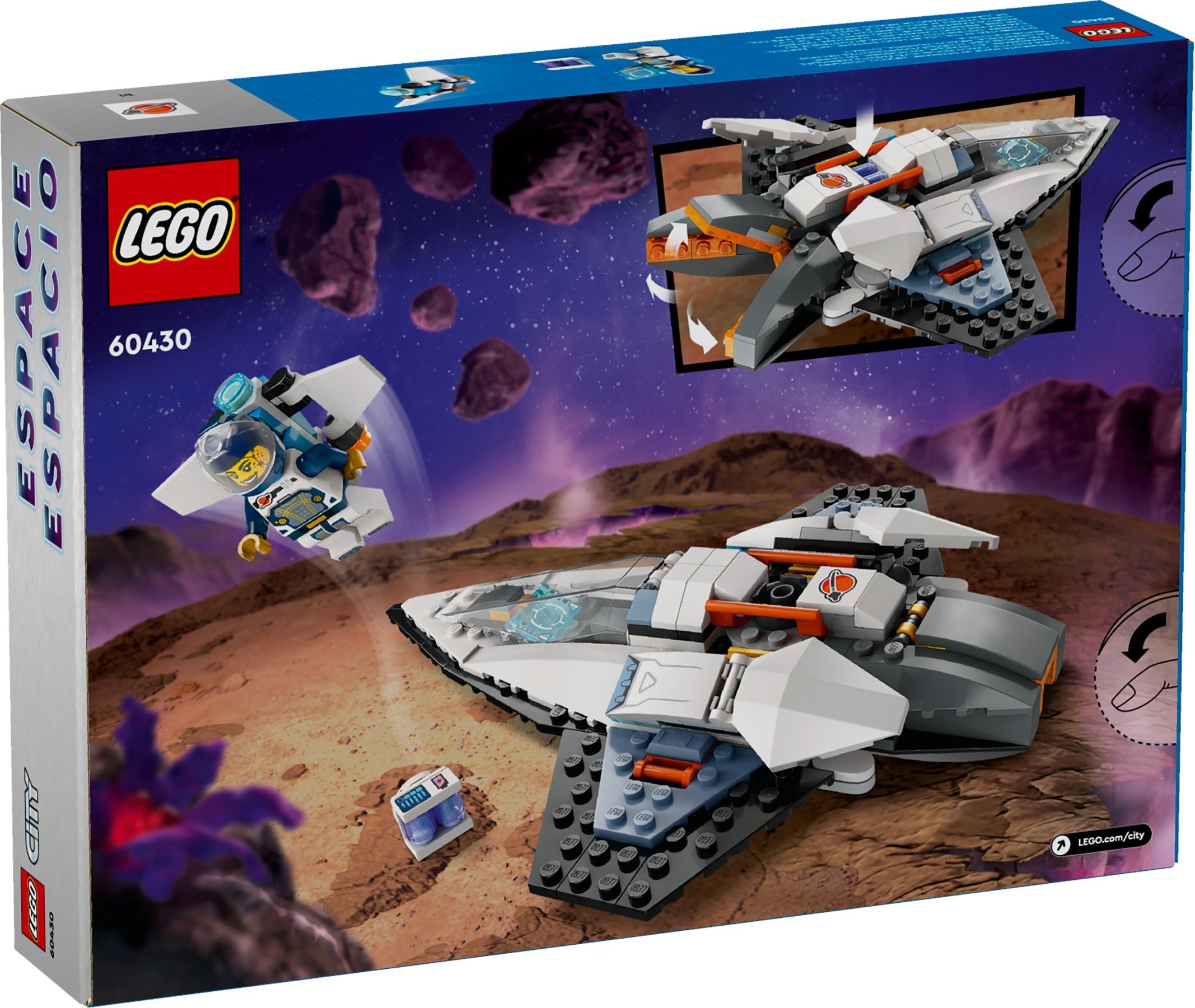 Additional photo of brand new factory sealed LEGO City Interstellar Spaceship set 60430.