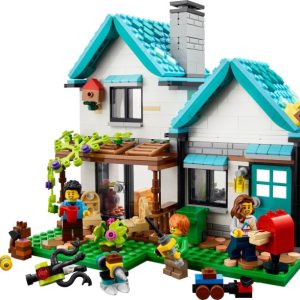 Brand new factory sealed LEGO Creator Cosy House set 31139 original box front view.