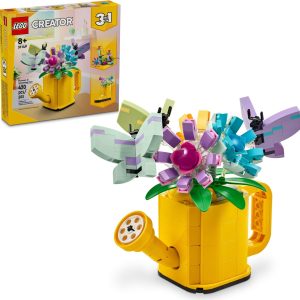 Additional photo of brand new factory sealed LEGO Creator Flowers in Watering Can set 31149.