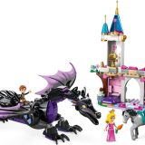Additional photo of brand new factory sealed LEGO Disney Maleficent's Dragon Form and Aurora's Castle set 43240.