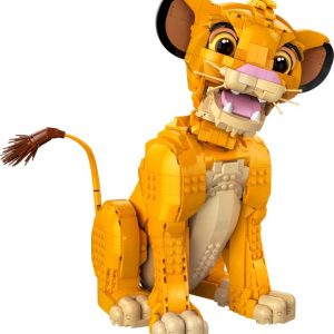 Brand new factory sealed LEGO Disney Young Simba the Lion King set 43247 original box front view.