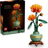 Additional photo of brand new factory sealed LEGO Icons Chrysanthemum set 10368.