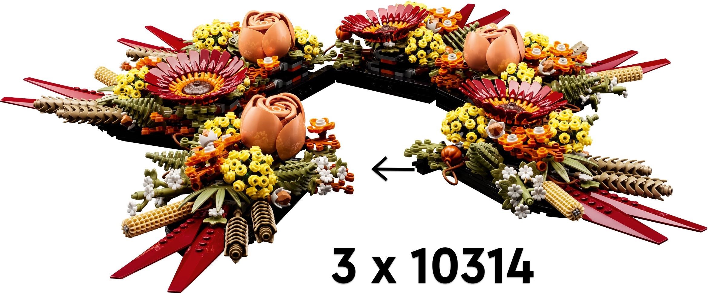 10314-1 - Dried Flower Centrepiece