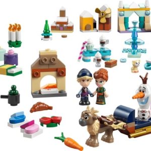 Brand new factory sealed LEGO Disney Advent Calendar 2025 set 43273 original box front view.