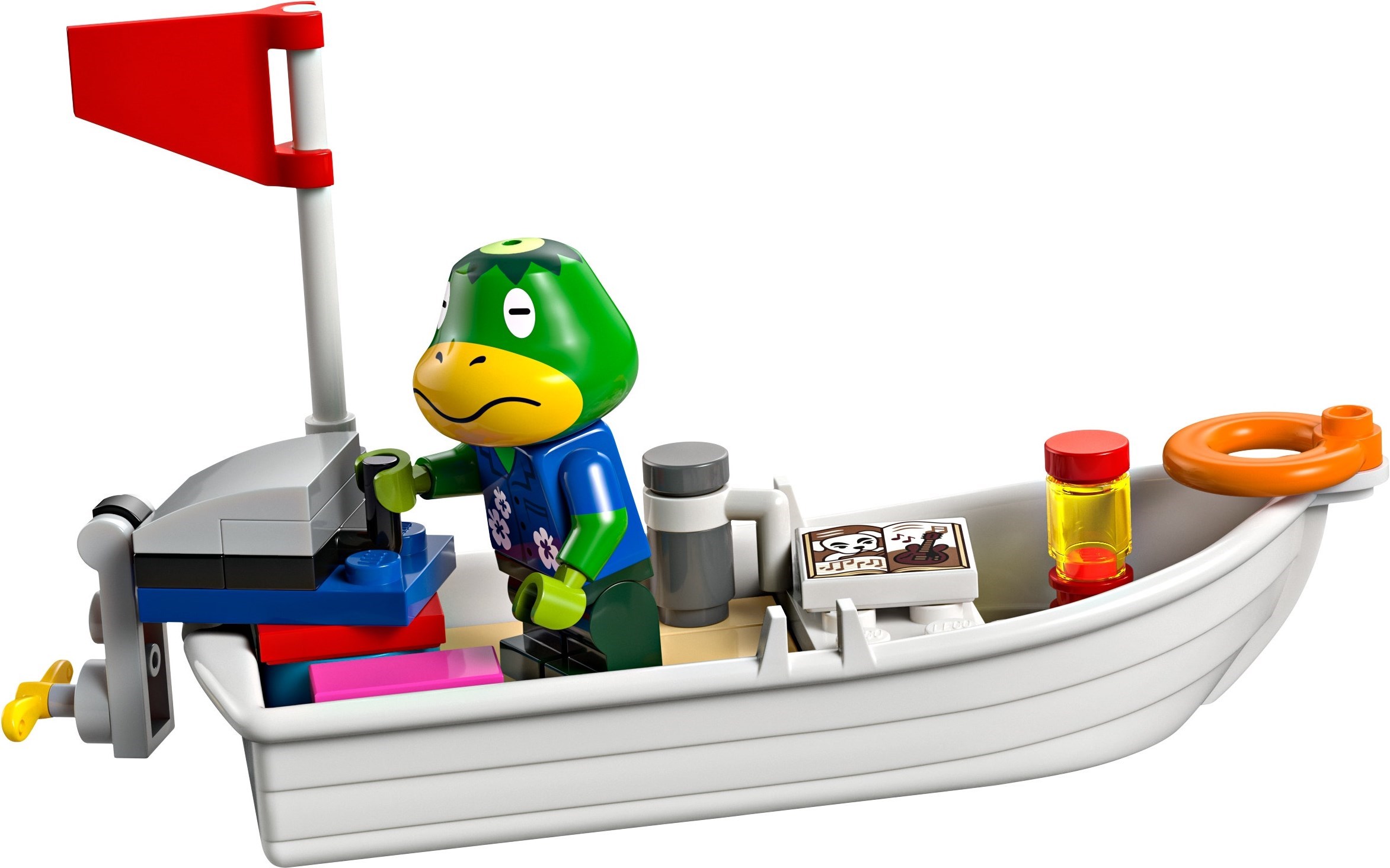 Additional photo of brand new factory sealed LEGO Animal Crossing Kapp'n's Island Boat Tour set 77048.