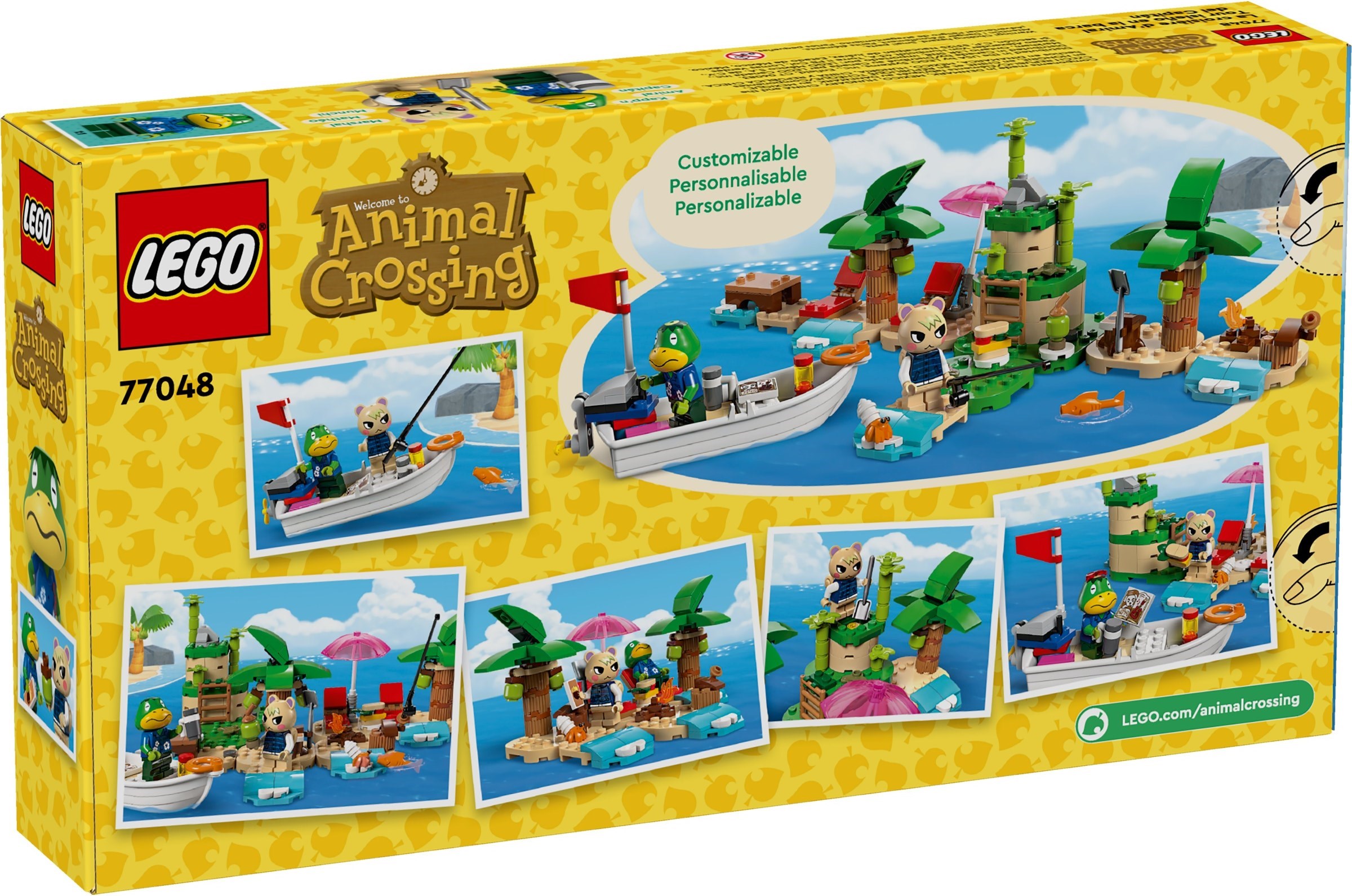 Additional photo of brand new factory sealed LEGO Animal Crossing Kapp'n's Island Boat Tour set 77048.