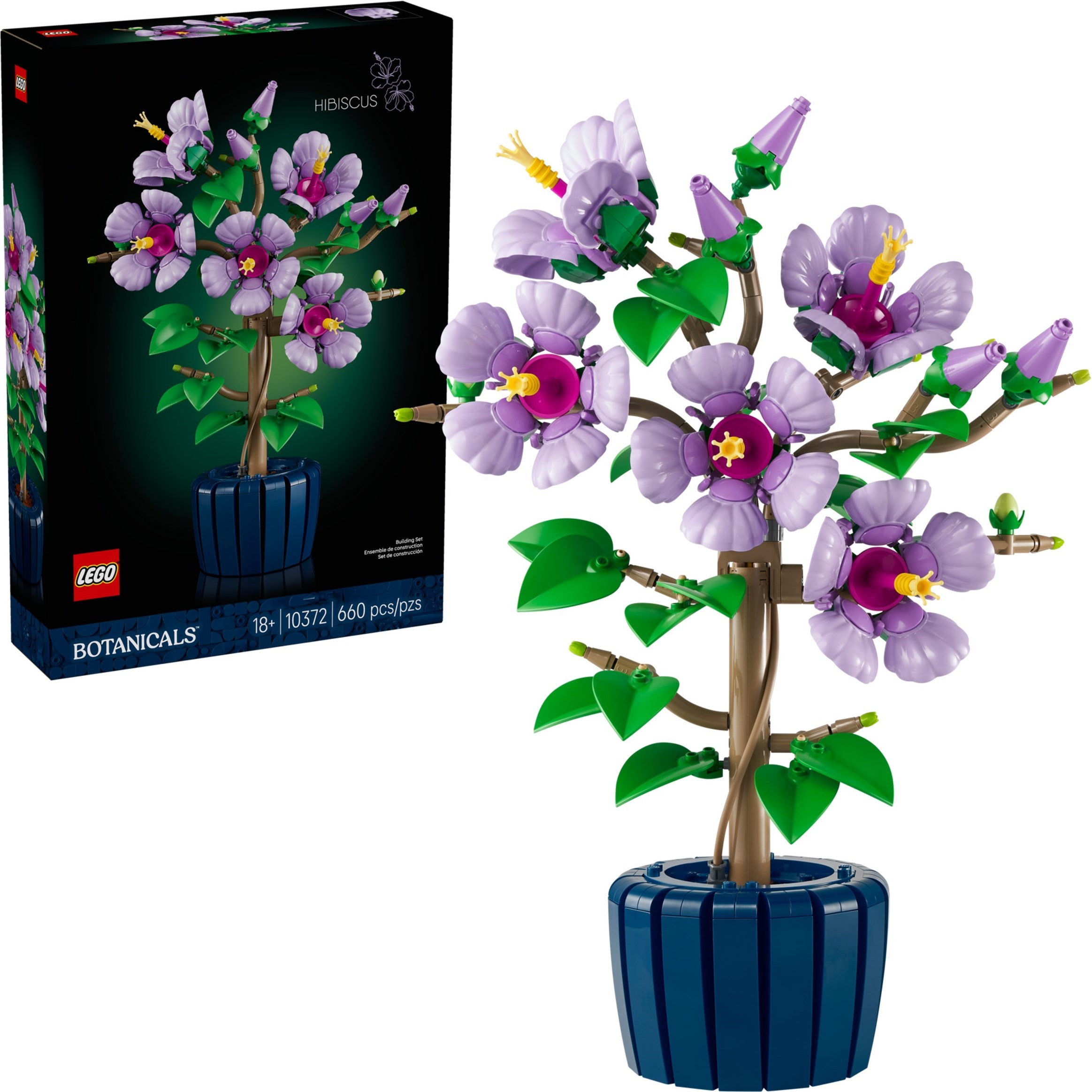 Brand New LEGO Botanicals 10372 Hibiscus Set Photo Additional photo of brand new factory sealed LEGO Botanicals Hibiscus set 10372.
