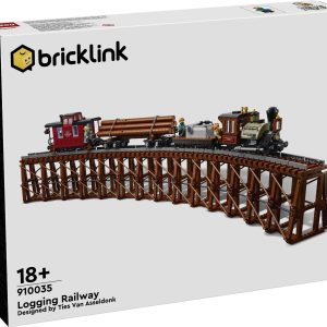 Additional photo of brand new factory sealed LEGO BrickLink Logging Railway set 910035.