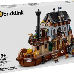 Additional photo of brand new factory sealed LEGO BrickLink Merchant Boat set 910046.