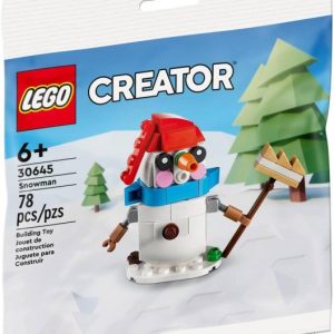 Brand new factory sealed LEGO Creator Snowman set 30645 original box front view.