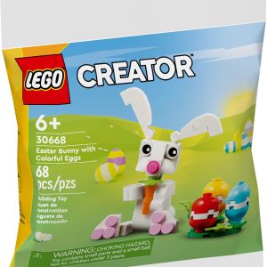 Additional photo of brand new factory sealed LEGO Creator Easter Bunny with Colourful Eggs set 30668.
