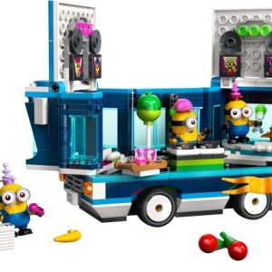 Brand new factory sealed LEGO Despicable Me Minions' Music Party Bus set 75581 original box front view.