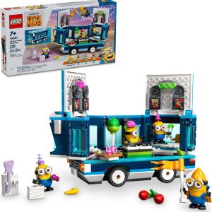 Additional photo of brand new factory sealed LEGO Despicable Me Minions' Music Party Bus set 75581.
