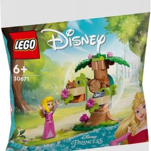 Brand new factory sealed LEGO Disney Aurora's Forest Playground set 30671 original box front view.