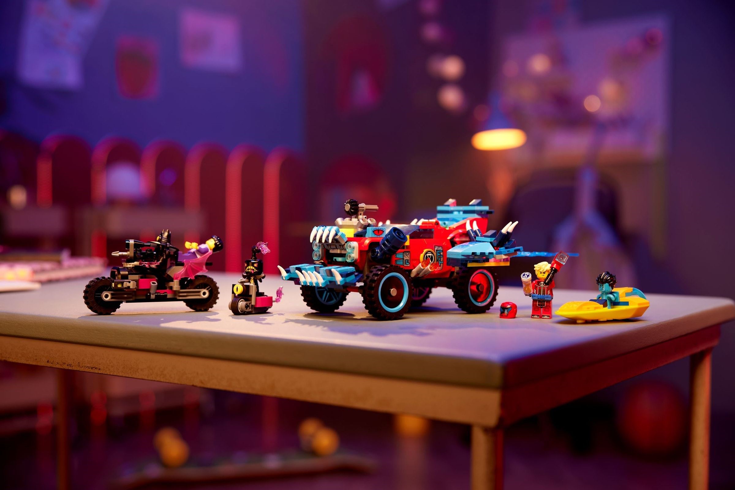 Additional photo of brand new factory sealed LEGO Dreamzzz Crocodile Car set 71458.