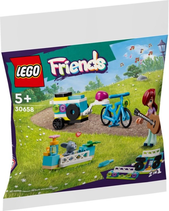 Brand New LEGO Friends 30658 Mobile Music Trailer Sealed Box Brand new factory sealed LEGO Friends Mobile Music Trailer set 30658 original box front view.