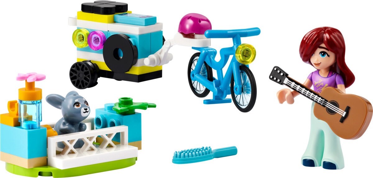 Additional photo of brand new factory sealed LEGO Friends Mobile Music Trailer set 30658.