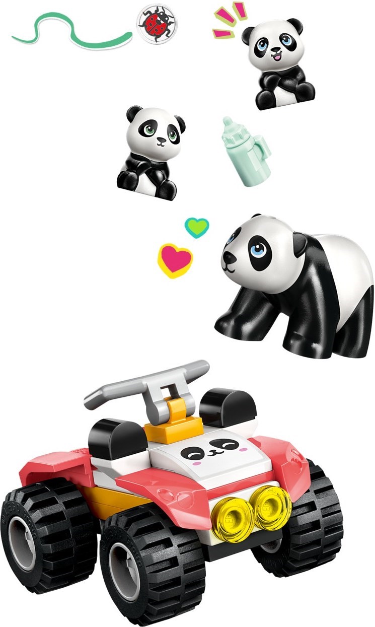 Additional photo of brand new factory sealed LEGO Friends Panda Sanctuary set 42648.