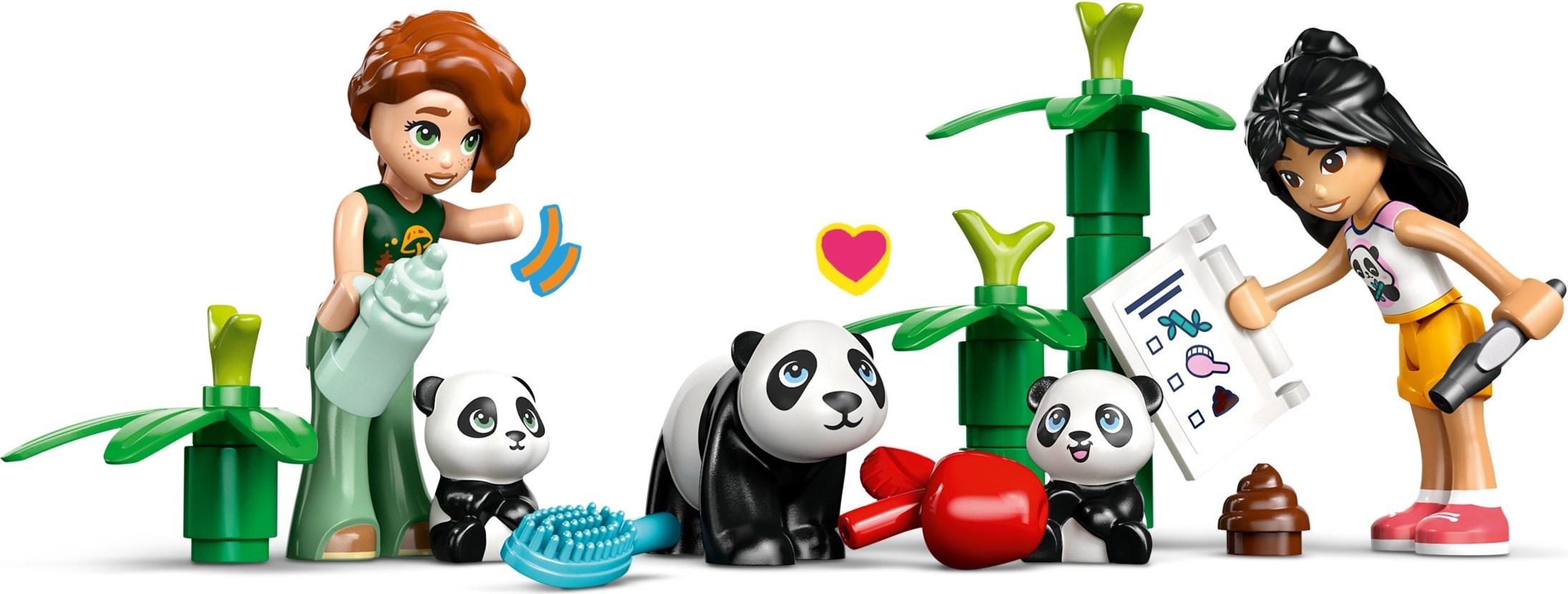 Additional photo of brand new factory sealed LEGO Friends Panda Sanctuary set 42648.