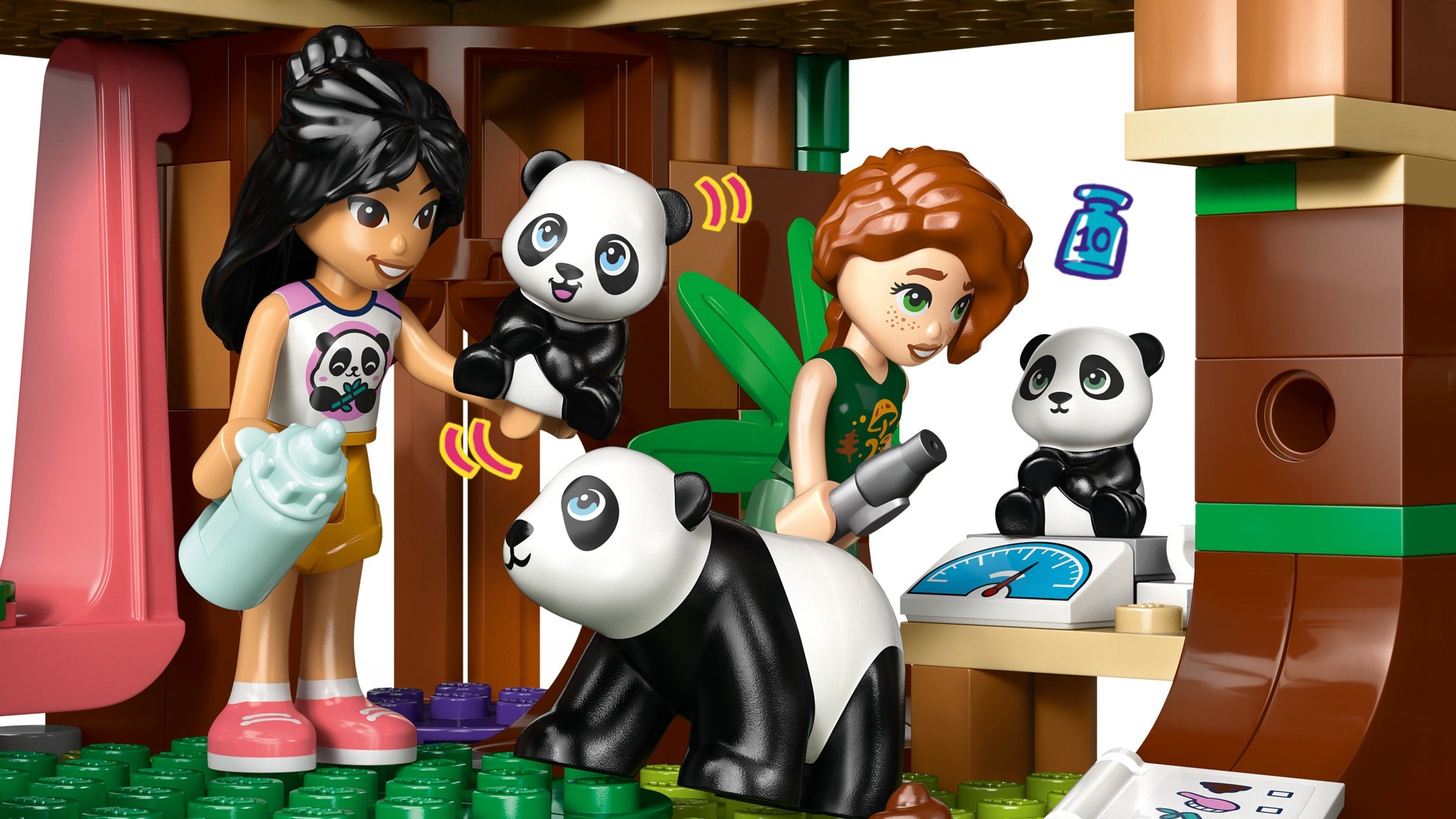 Additional photo of brand new factory sealed LEGO Friends Panda Sanctuary set 42648.