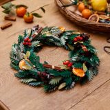 Additional photo of brand new factory sealed LEGO Icons Wreath set 10340.