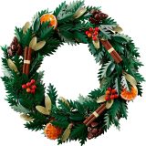 Additional photo of brand new factory sealed LEGO Icons Wreath set 10340.