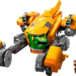 Brand new factory sealed LEGO Marvel Super Heroes Baby Rocket's Ship set 76254 original box front view.