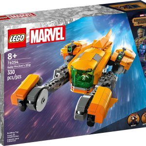 Additional photo of brand new factory sealed LEGO Marvel Super Heroes Baby Rocket's Ship set 76254.