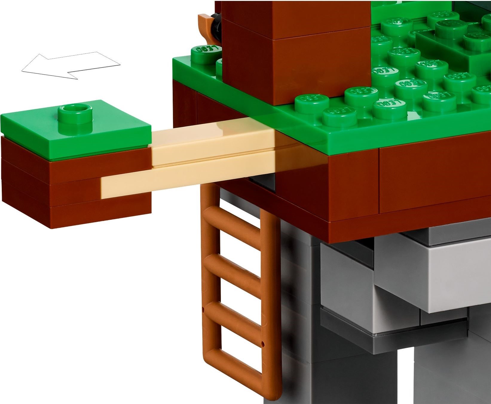 Additional photo of brand new factory sealed LEGO Minecraft The Training Grounds set 21183.