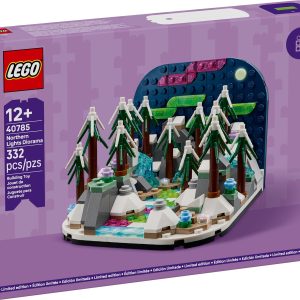 Additional photo of brand new factory sealed LEGO Promotional Northern Lights Diorama set 40785.
