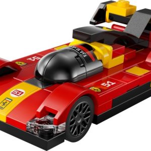 Brand new factory sealed LEGO Speed Champions Ferrari 499P - Hypercar set 30709 original box front view.