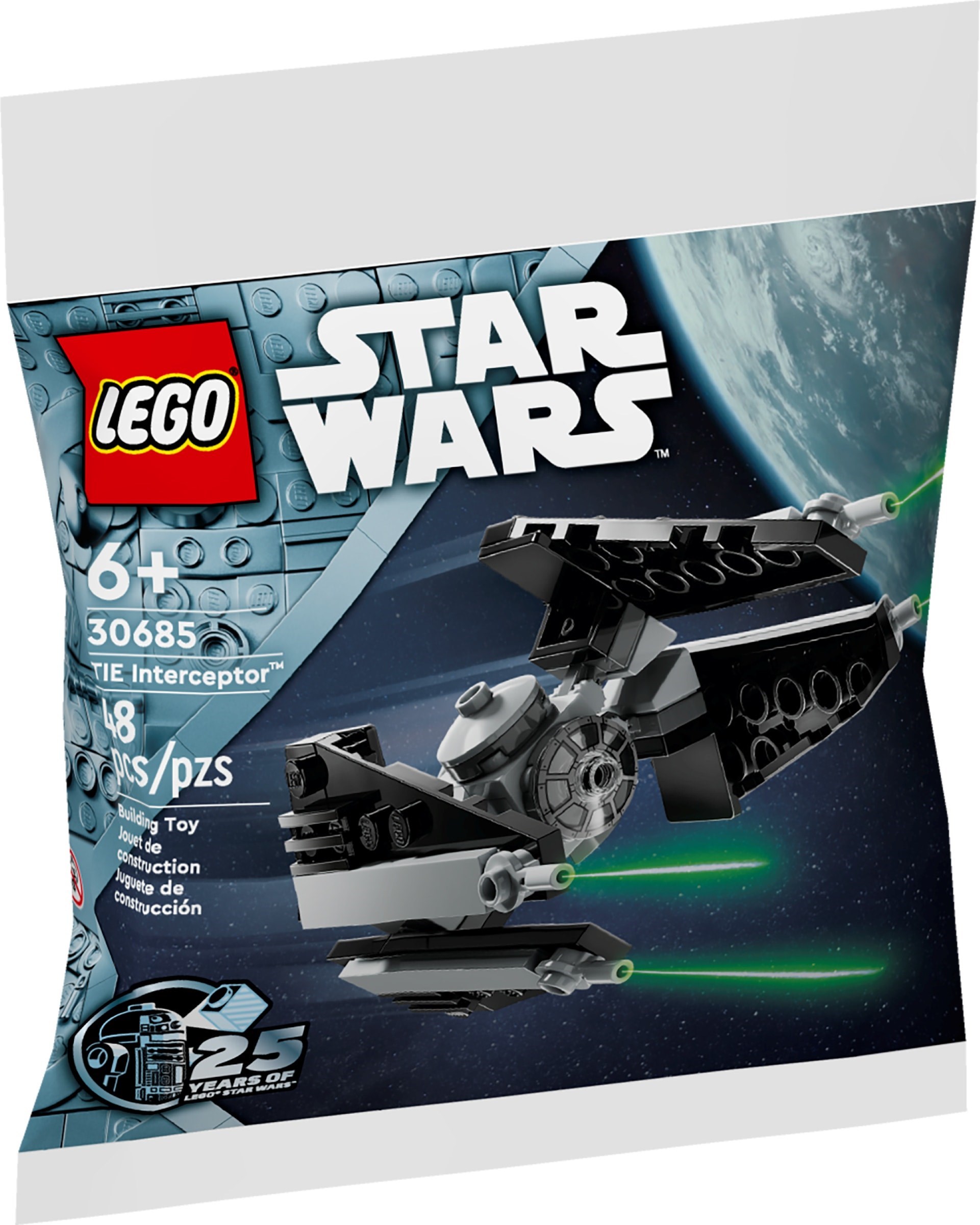 Brand New LEGO Star Wars 30685 TIE Interceptor Set Photo Additional photo of brand new factory sealed LEGO Star Wars TIE Interceptor set 30685.