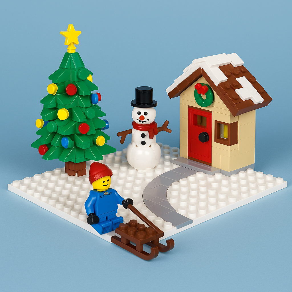 Announcing the Twice Built MOC Contest: Build Your Best Winter or Holiday Scene!