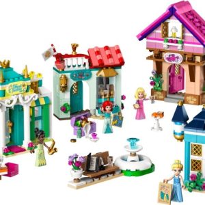 Brand new factory sealed LEGO Disney Princess Market Adventure set 43246 original box front view.