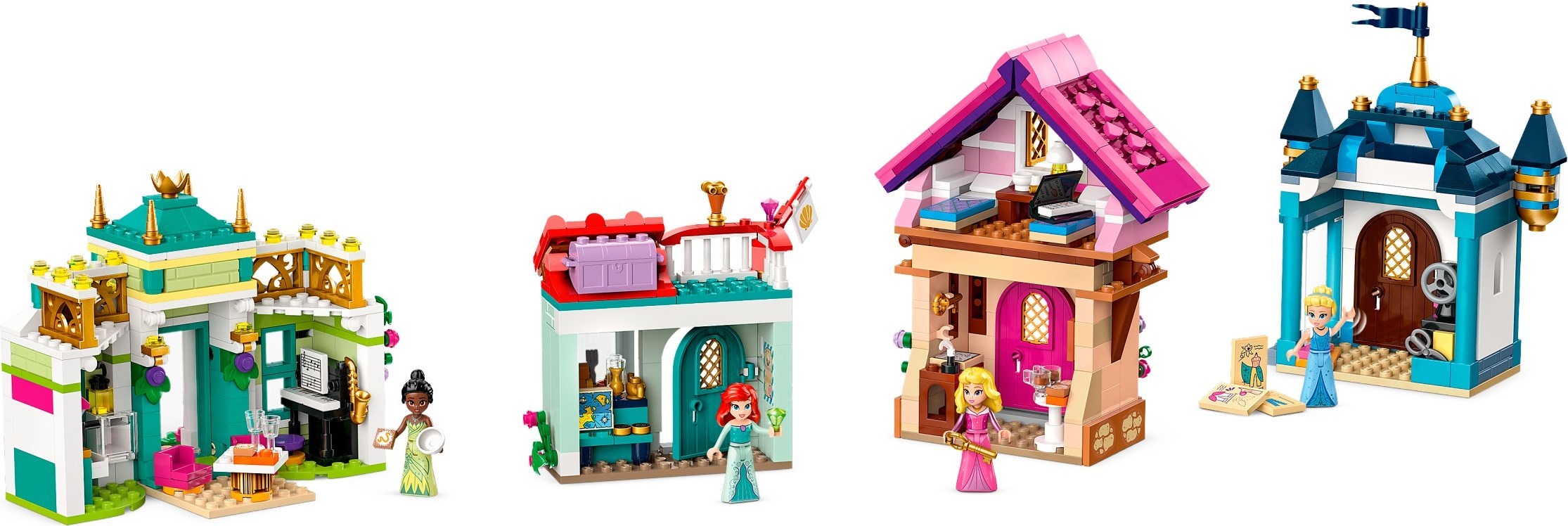 Additional photo of brand new factory sealed LEGO Disney Princess Market Adventure set 43246.