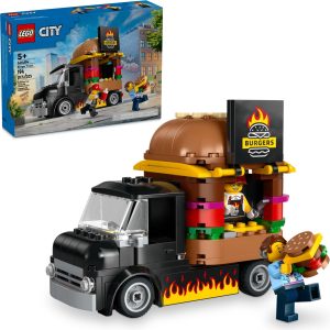 Additional photo of brand new factory sealed LEGO City Burger Truck set 60404.