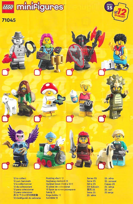 Additional photo of a brand new LEGO Minifigures Series 25 71045 random collectible figure.