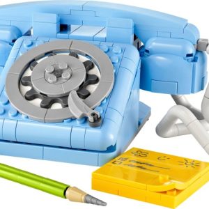 Brand new factory sealed LEGO Creator Retro Telephone set 31174 original box front view.