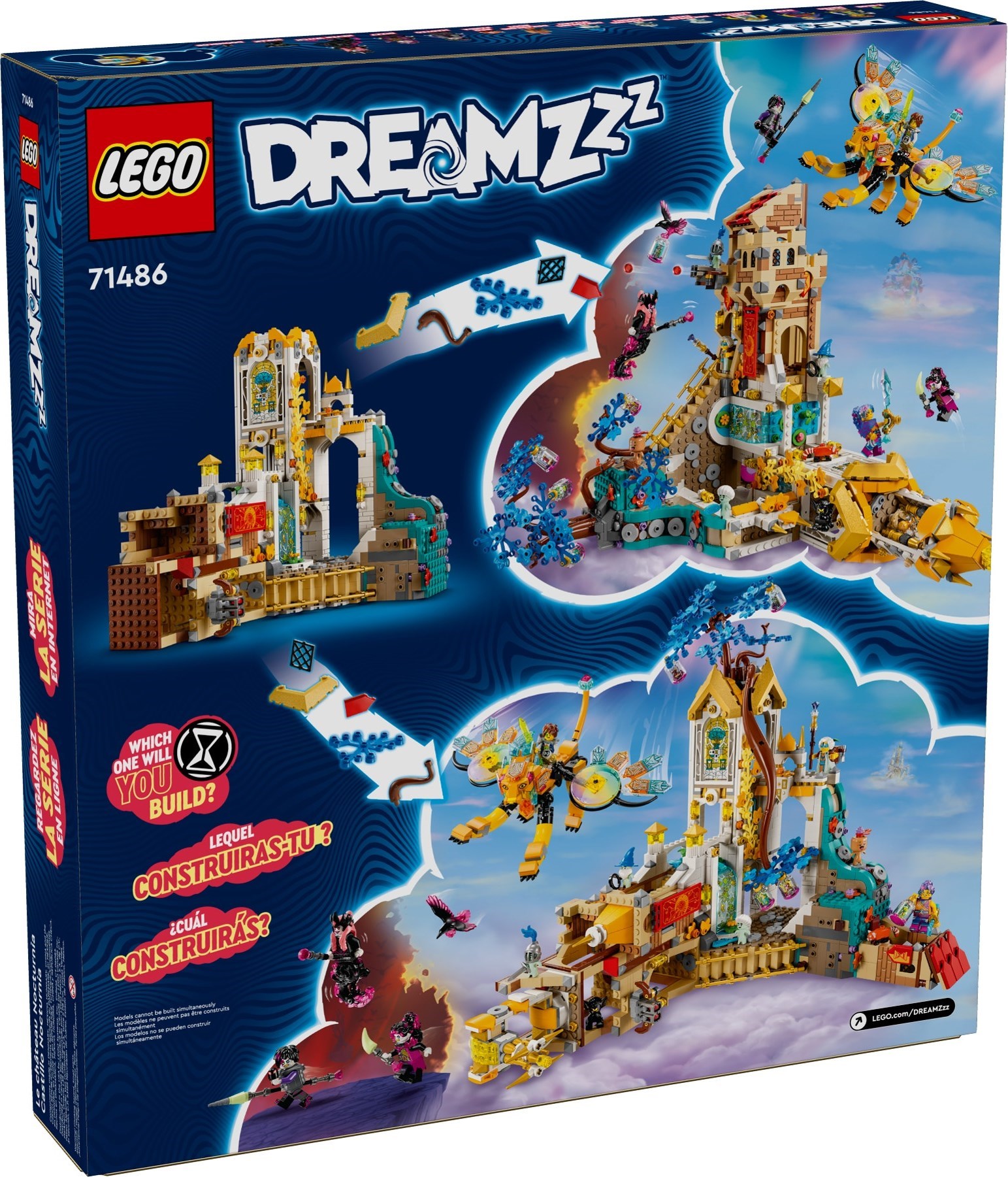 Additional photo of brand new factory sealed LEGO Dreamzzz Castle Nocturnia set 71486.