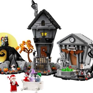 Brand new factory sealed LEGO Ideas Disney Tim Burton's The Nightmare Before Christmas set 21351 original box front view.