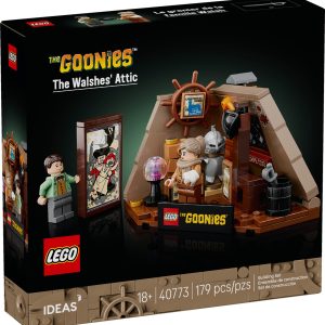 Additional photo of brand new factory sealed LEGO Ideas The Goonies: The Walshes' Attic set 40773.