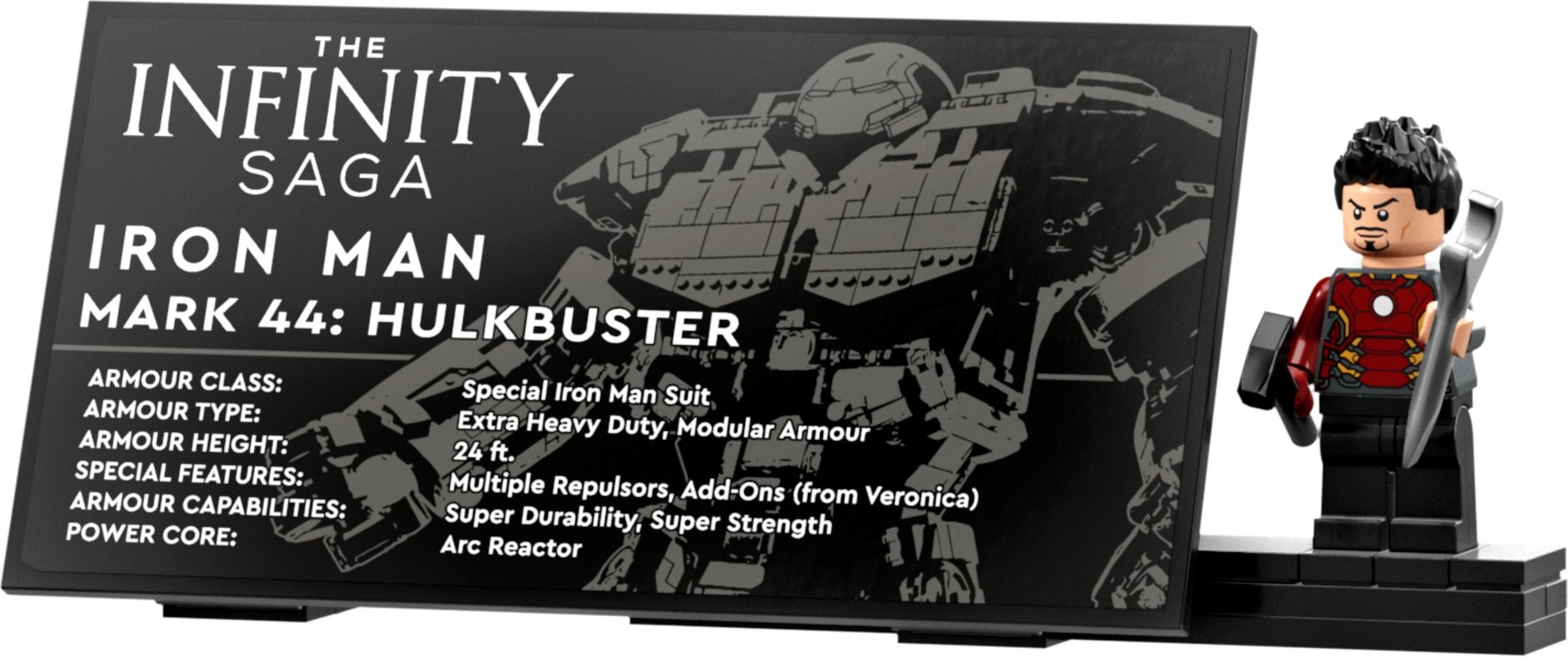 Additional photo of brand new factory sealed LEGO Marvel Super Heroes Hulkbuster set 76210.