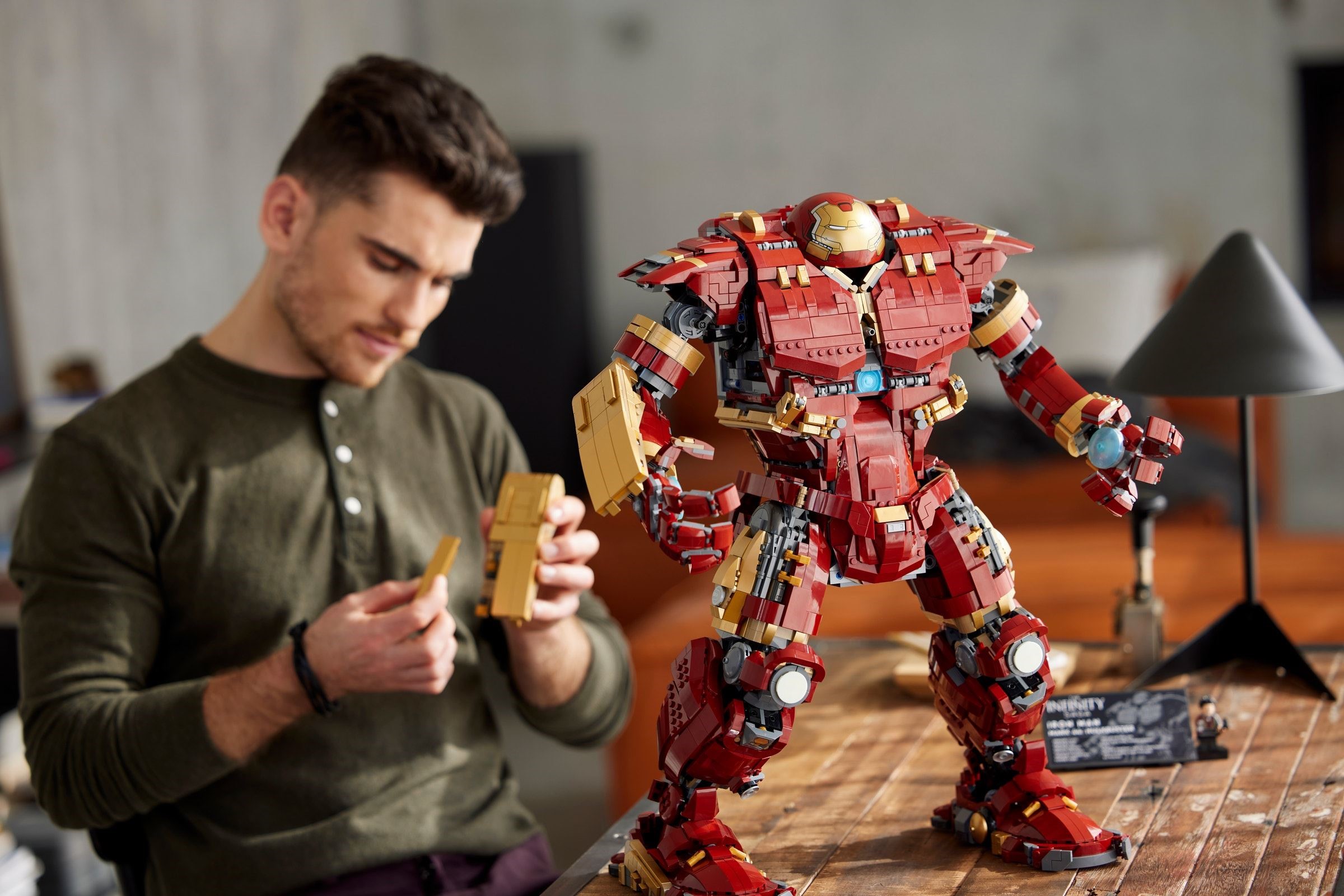 Additional photo of brand new factory sealed LEGO Marvel Super Heroes Hulkbuster set 76210.