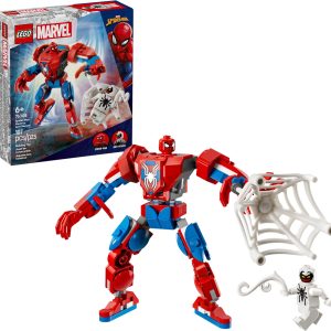 Additional photo of brand new factory sealed LEGO Marvel Super Heroes Spider-Man Mech vs. Anti-Venom set 76308.