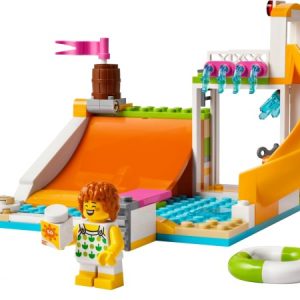 Brand new factory sealed LEGO Promotional Water Park set 40685 original box front view.